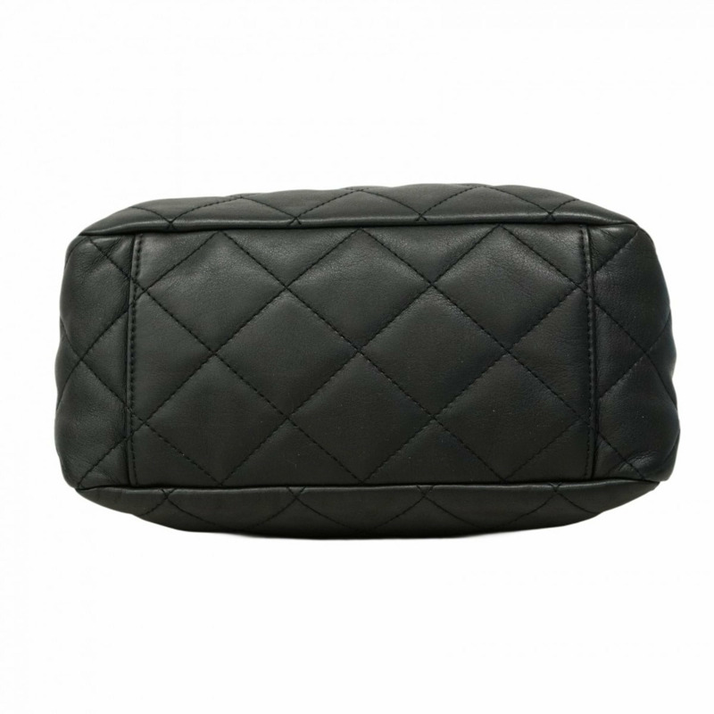 香奈兒 Matelasse 鏈條肩背包，魚子醬紋皮革，香檳黑，女士-2