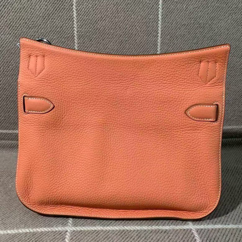 Hermes愛馬仕吉普賽28龍蝦粉銀扣tc皮Q刻-1