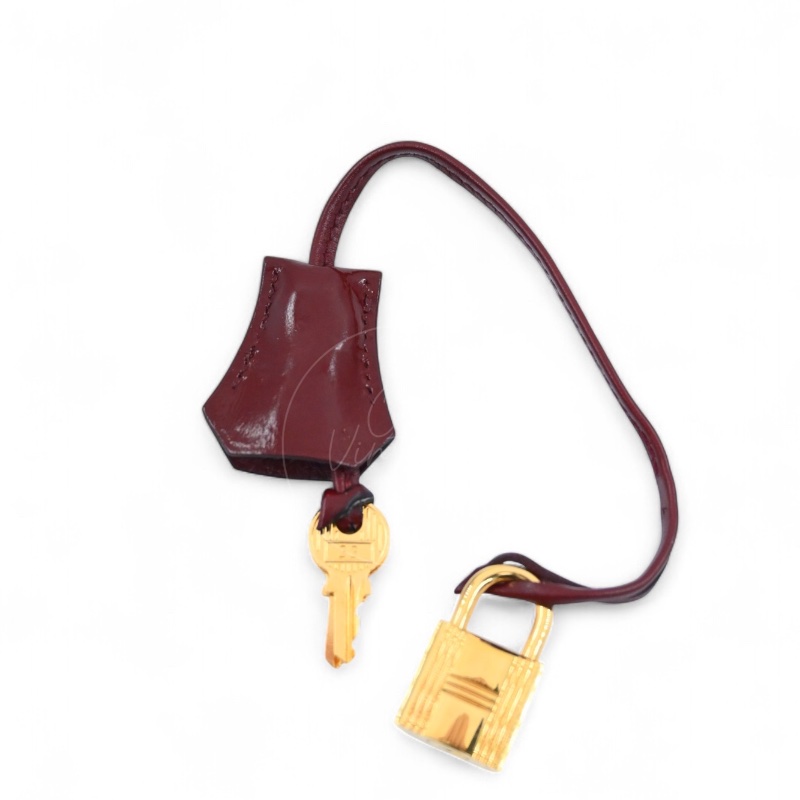 中古 Hermès 愛馬仕Rouge H 紅色 Kelly 32 凱莉包 Box 皮革-20