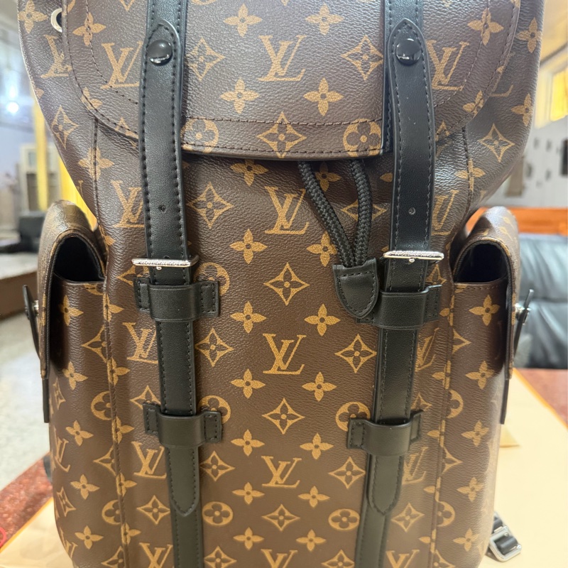 LV 經典老花後背包 M43735-8