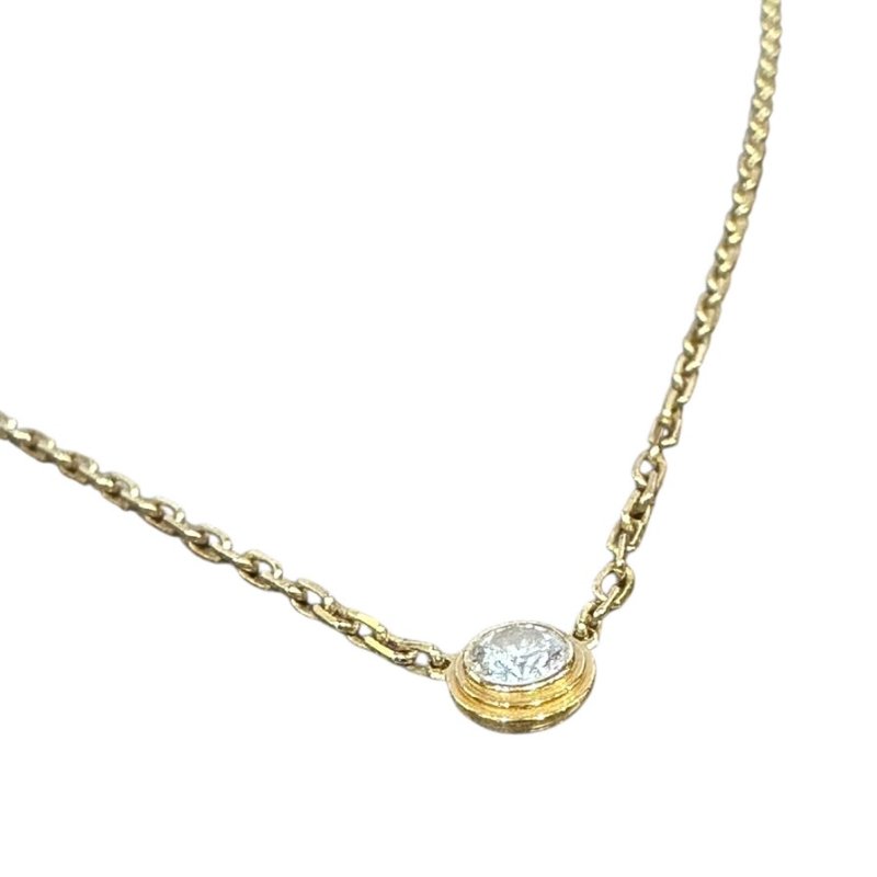 【美收精品】CARTIER 18K帶鑽項鍊 4-743-3
