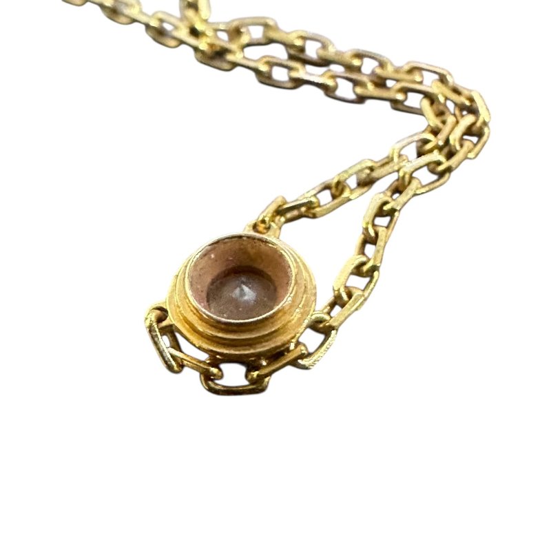 【美收精品】CARTIER 18K帶鑽項鍊 4-743-5