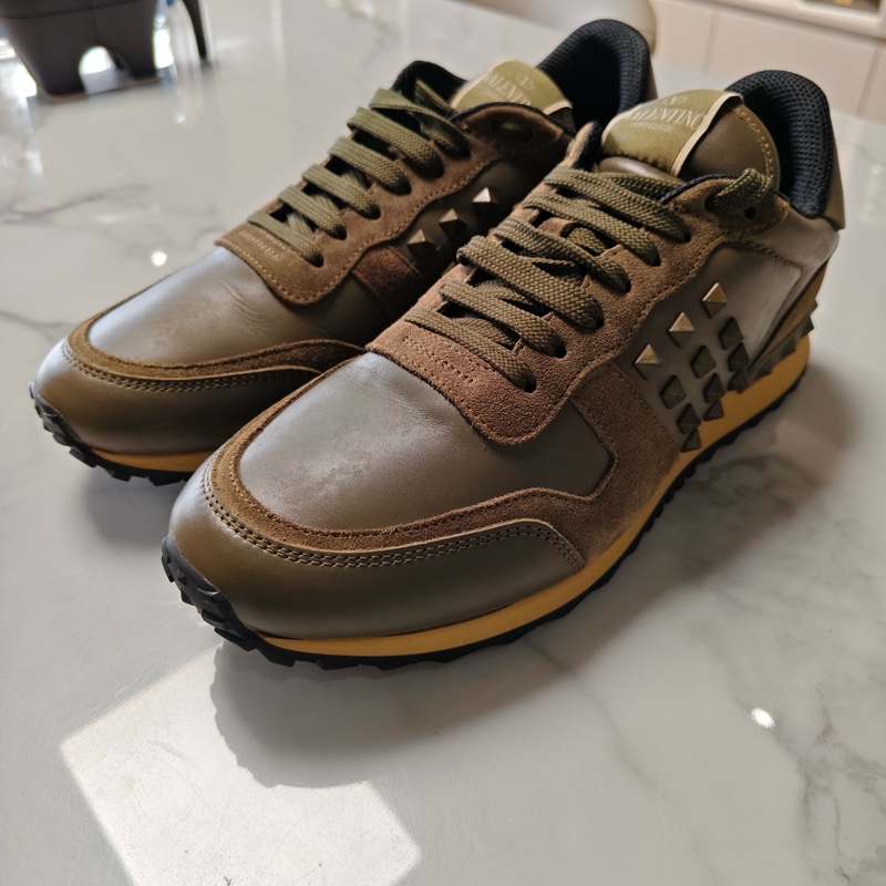 Valentino华伦天奴 橡胶铆钉 低帮 运动鞋-1