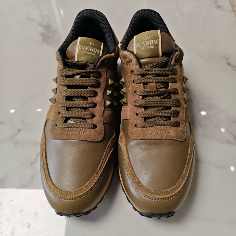Valentino华伦天奴 橡胶铆钉 低帮 运动鞋-8