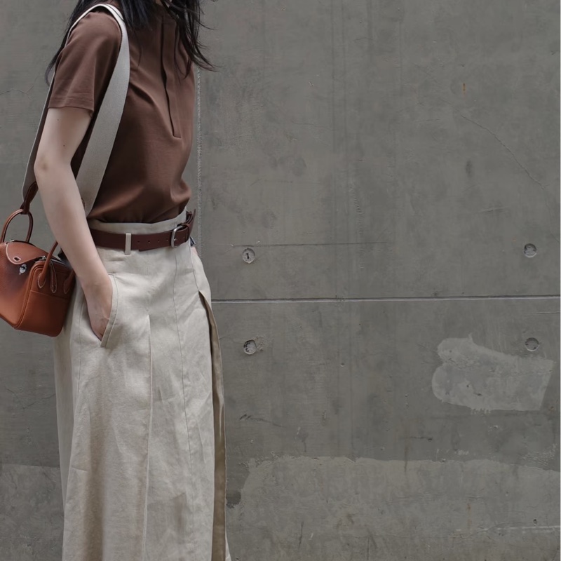 Mini Lindy 福寶馬鞍皮 金棕銀釦-1