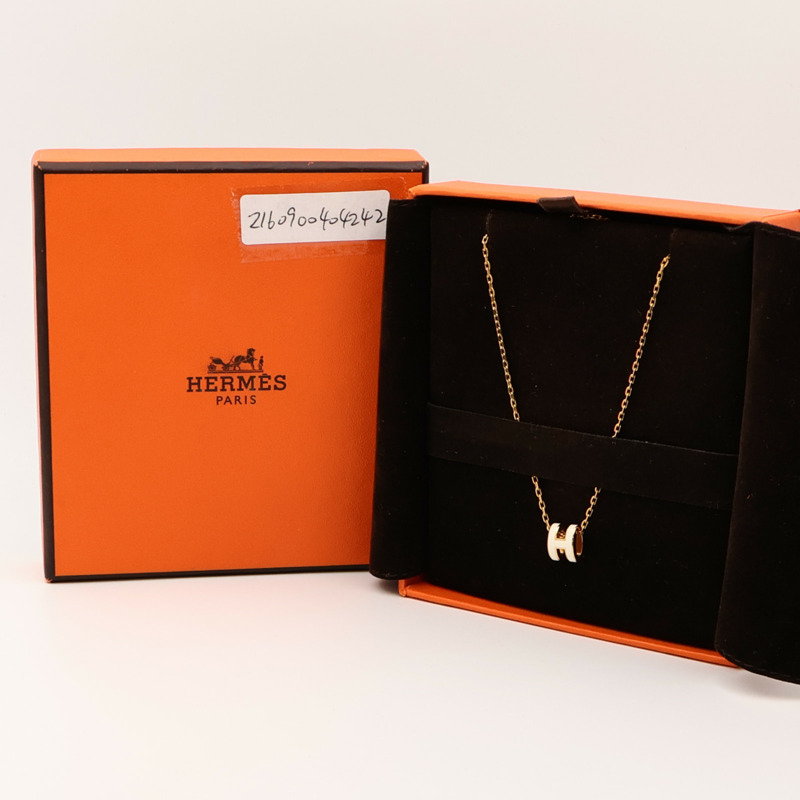 HERMES 金屬Mini Pop H項鍊-11