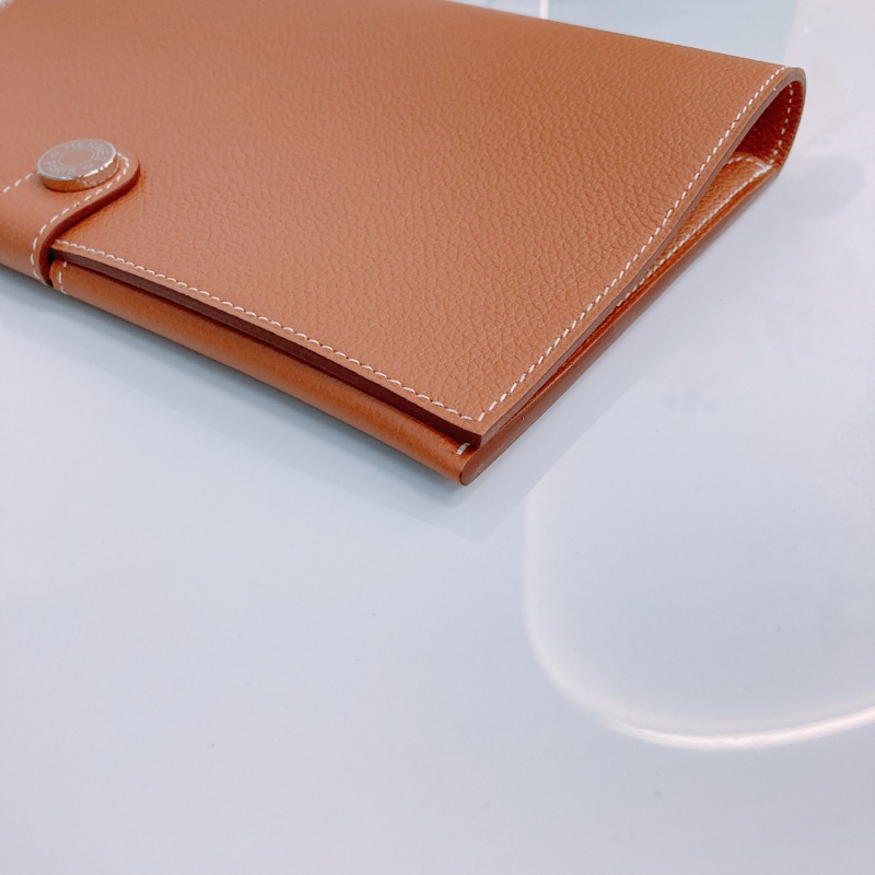 MS0496 HERMES 愛馬仕接蓋式啪鈕大號銀包PORTE-CARTE R.M.S LARGE WALLET-23