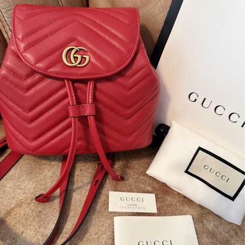 Gucci marmot馬蒙肩背包（小包大容量）