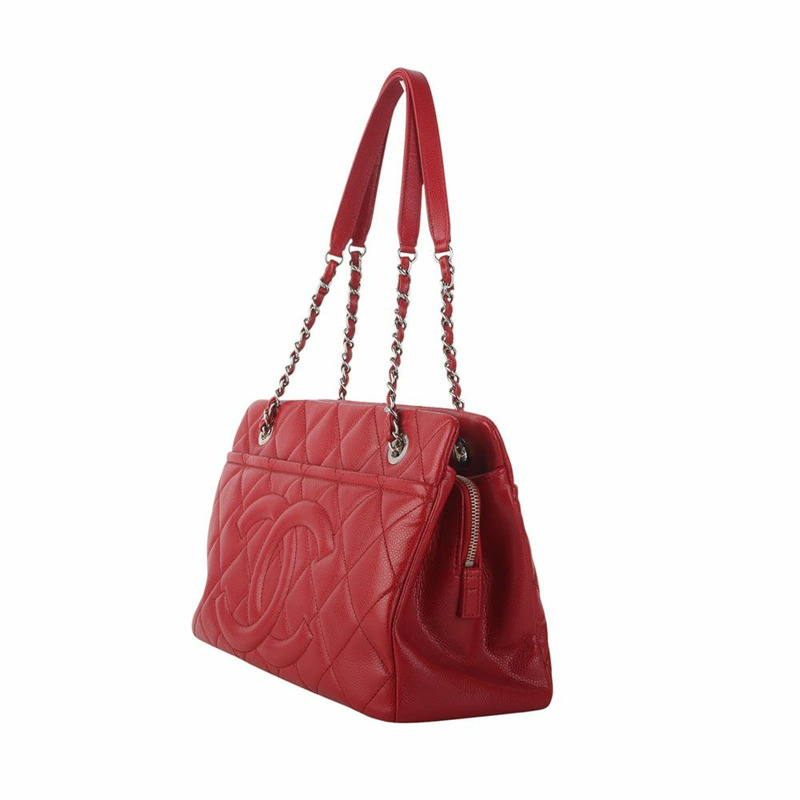 【包稅】CHANEL 柔軟魚子醬經典CC鏈條單肩包 A67294-1