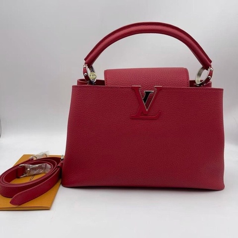 99新Lv capucines紅色小號手提包