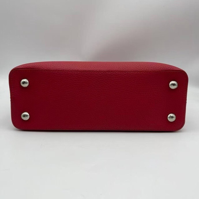 99新Lv capucines紅色小號手提包-2