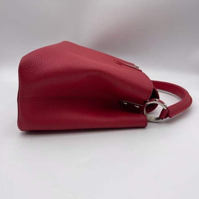 99新Lv capucines紅色小號手提包-3