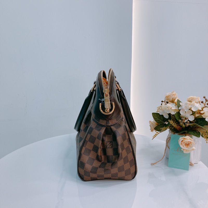 MS491 LOUIS VUITTON 路易威登經典棋盤花紋兩用包包 TREVI PM DAMIER-5