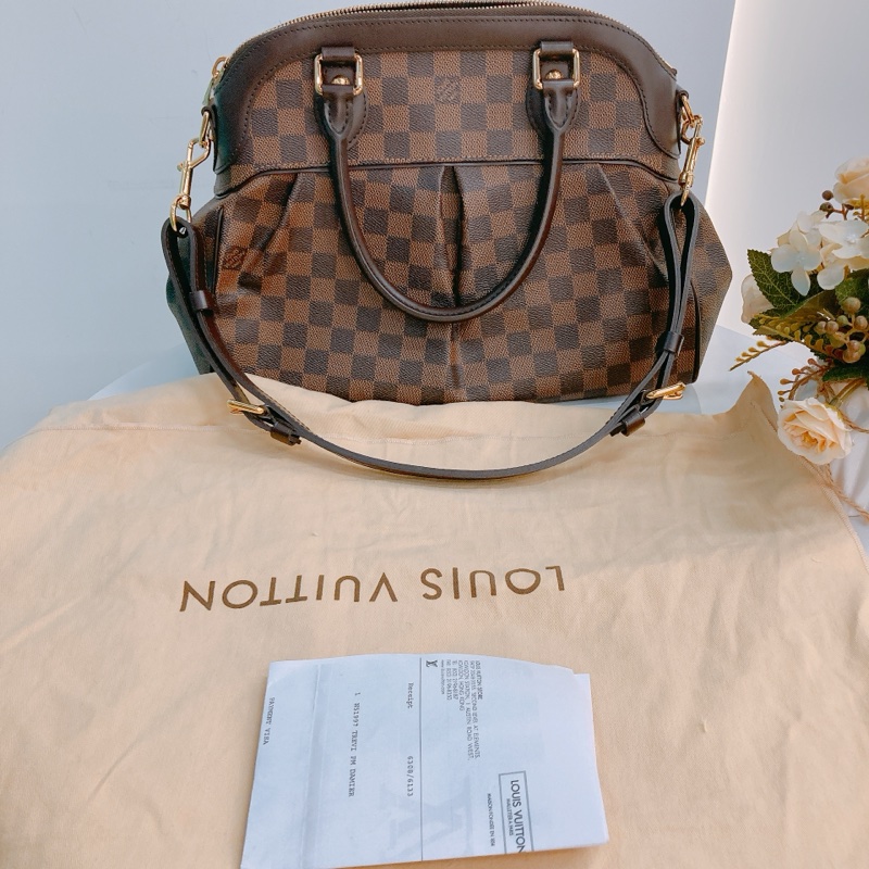 MS491 LOUIS VUITTON 路易威登經典棋盤花紋兩用包包 TREVI PM DAMIER-10