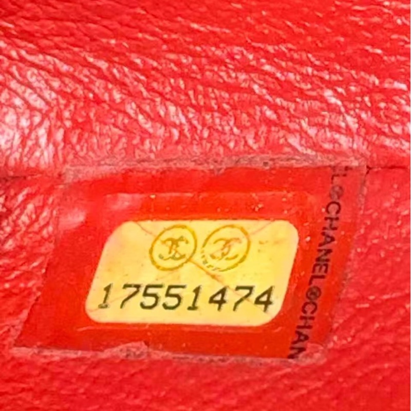 二手Chanel香奈兒timeless信封包紅色羊皮，整包護理過，自用划算-4