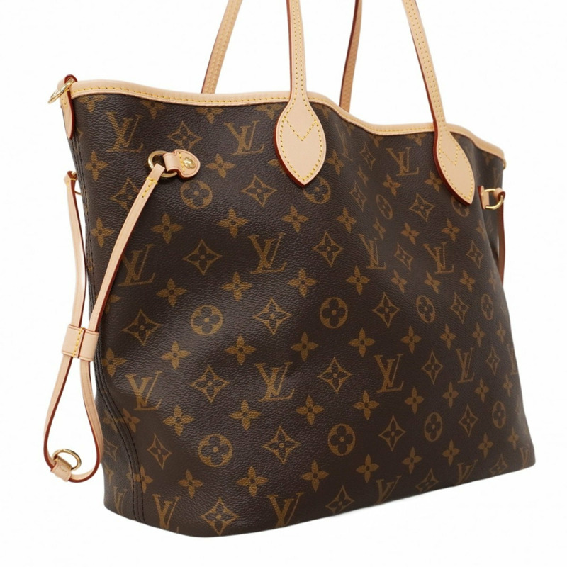 路易威登 Monogram Neverfull Inside Out MM 手提包 M11947 藏紅花黃 2-Way 女士款-1