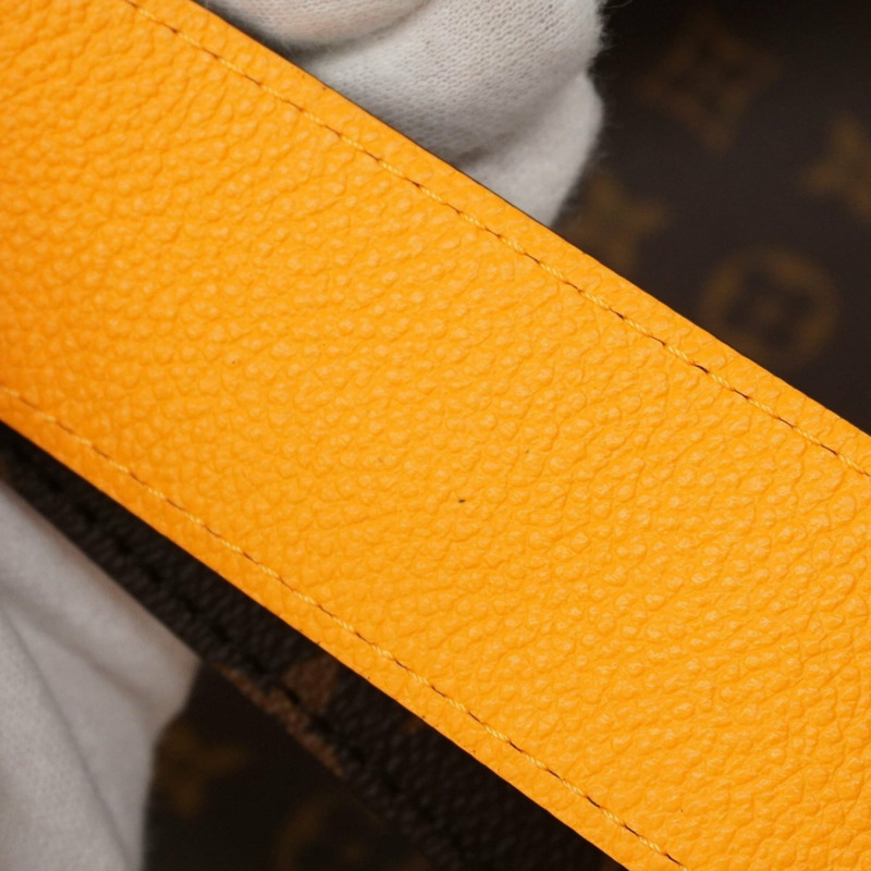 路易威登 Monogram Neverfull Inside Out MM 手提包 M11947 藏紅花黃 2-Way 女士款-8