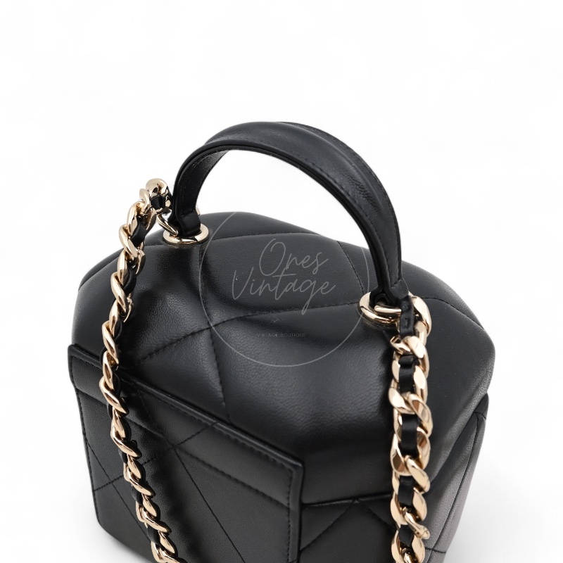 中古 Chanel香奈兒 晶片版 高級手工坊系列 小羊皮 月光寶盒-5