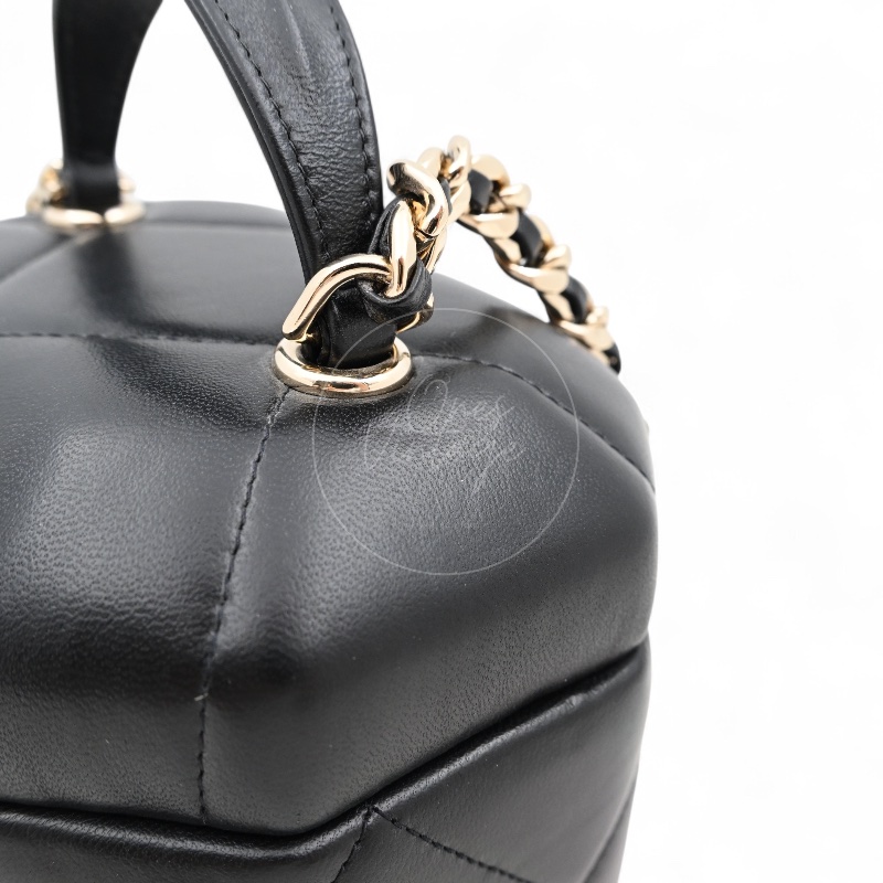 中古 Chanel香奈兒 晶片版 高級手工坊系列 小羊皮 月光寶盒-7