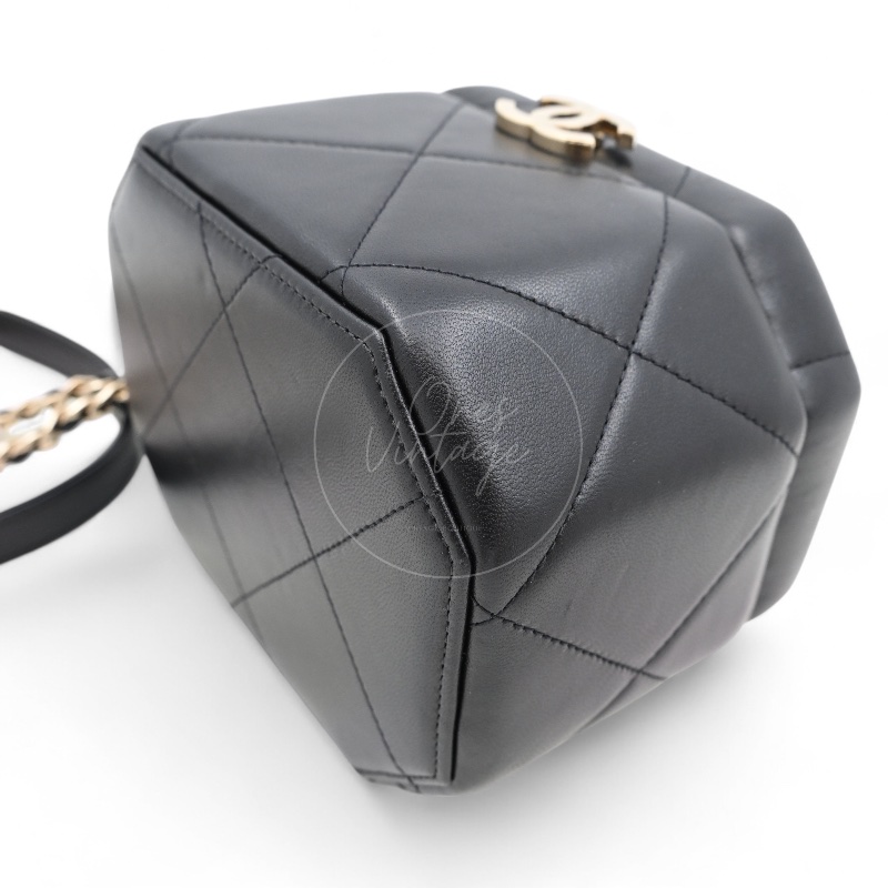 中古 Chanel香奈兒 晶片版 高級手工坊系列 小羊皮 月光寶盒-13