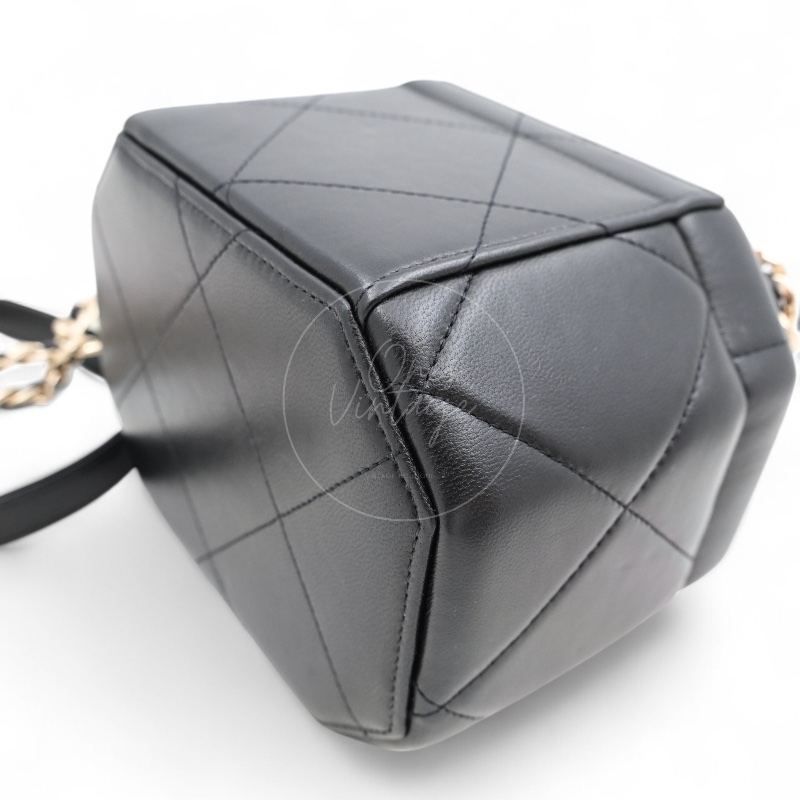 中古 Chanel香奈兒 晶片版 高級手工坊系列 小羊皮 月光寶盒-23