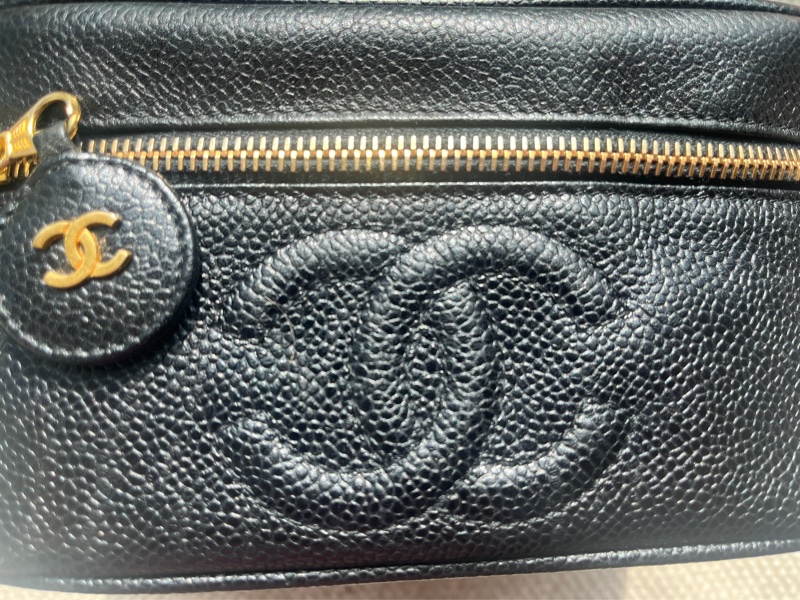 Chanel 香奈兒經典荔枝皮化妝包-2