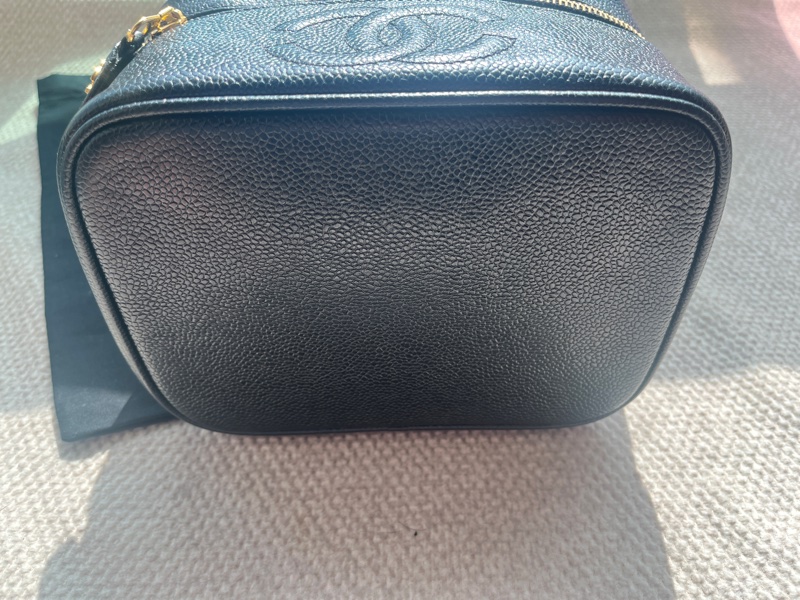 Chanel 香奈兒經典荔枝皮化妝包-6