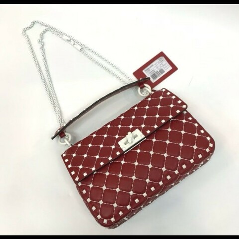 Valentino 華倫天奴 Rockstud Spike 紅色手提包 斜肩包 手袋