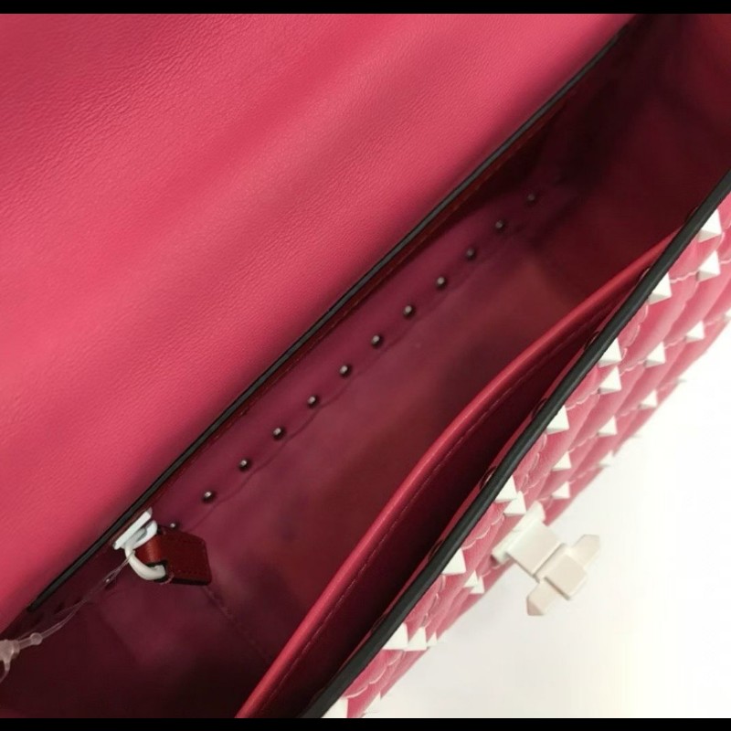 Valentino 華倫天奴 Rockstud Spike 紅色手提包 斜肩包 手袋-3