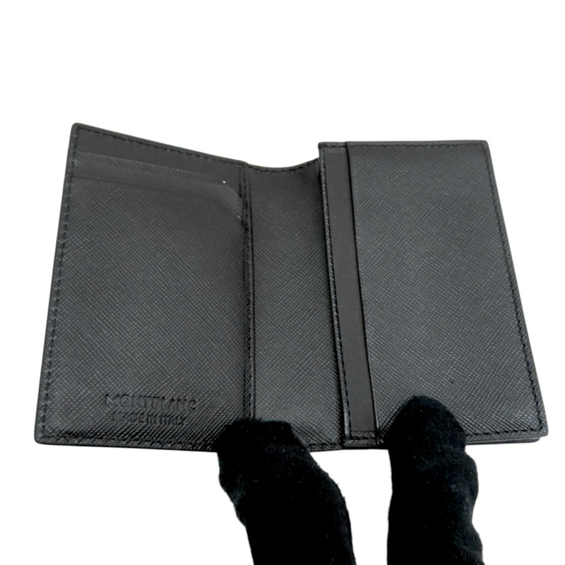 黑色牛皮 卡夾 原子筆 套組【MONTBLANC 萬寶龍】-4
