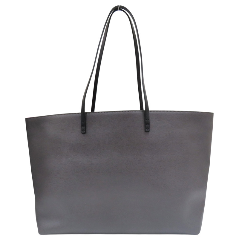 灰色 牛皮 Medium Monster 托特包 肩背包【FENDI 芬迪】 8BH185 1BV-1