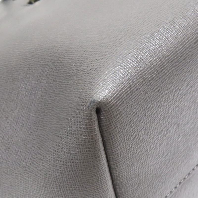 灰色 牛皮 Medium Monster 托特包 肩背包【FENDI 芬迪】 8BH185 1BV-10