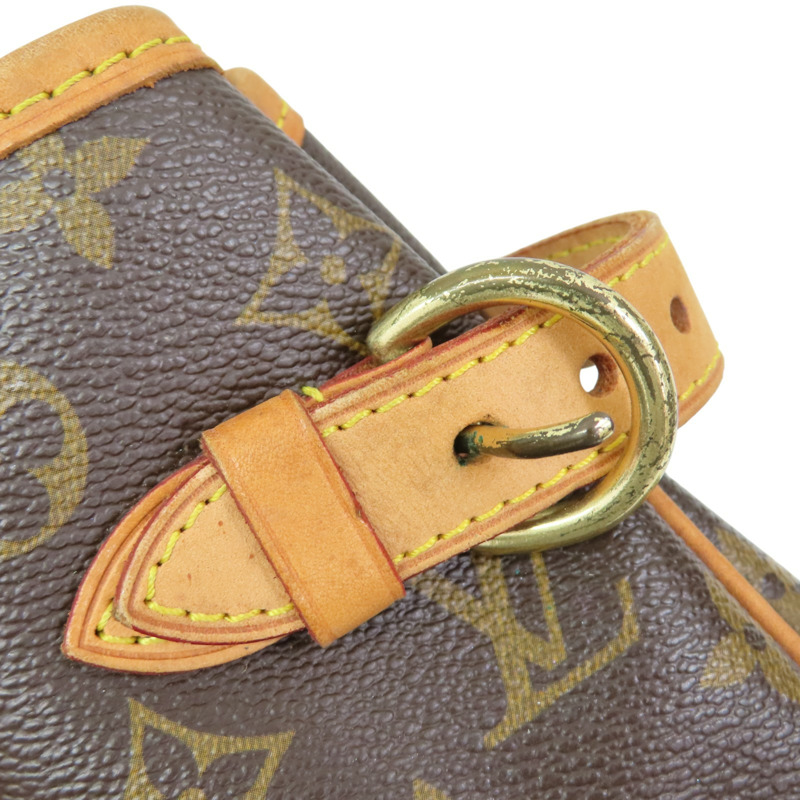 棕色 原花帆布 Batignolles Horizontal 肩背包【LOUIS VUITTON LV 路易威登】 M51154-13