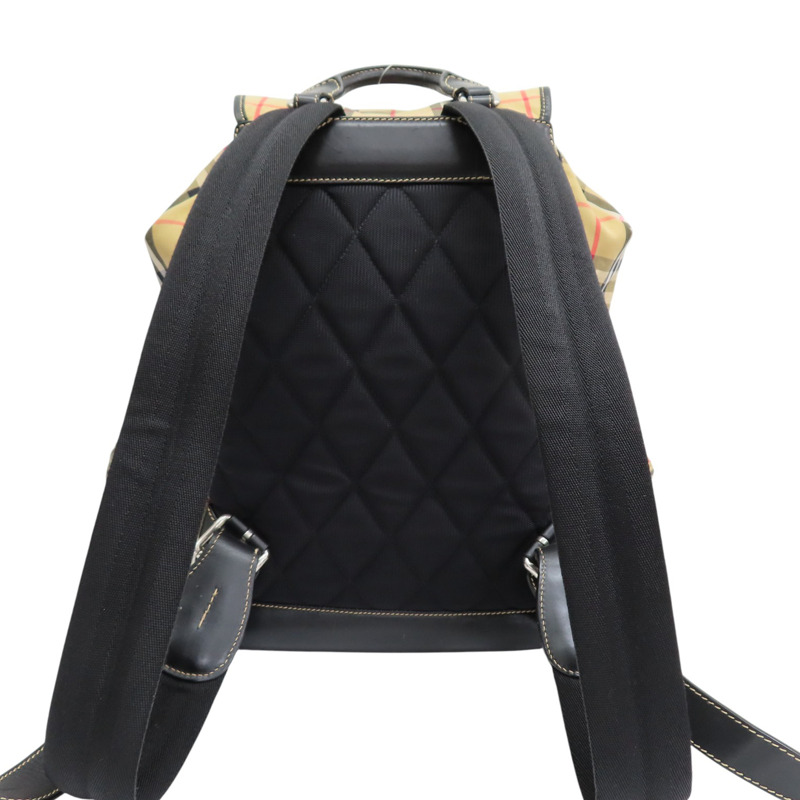 經典格紋 帆布 後背包【BURBERRY 巴寶莉】 4069748-1