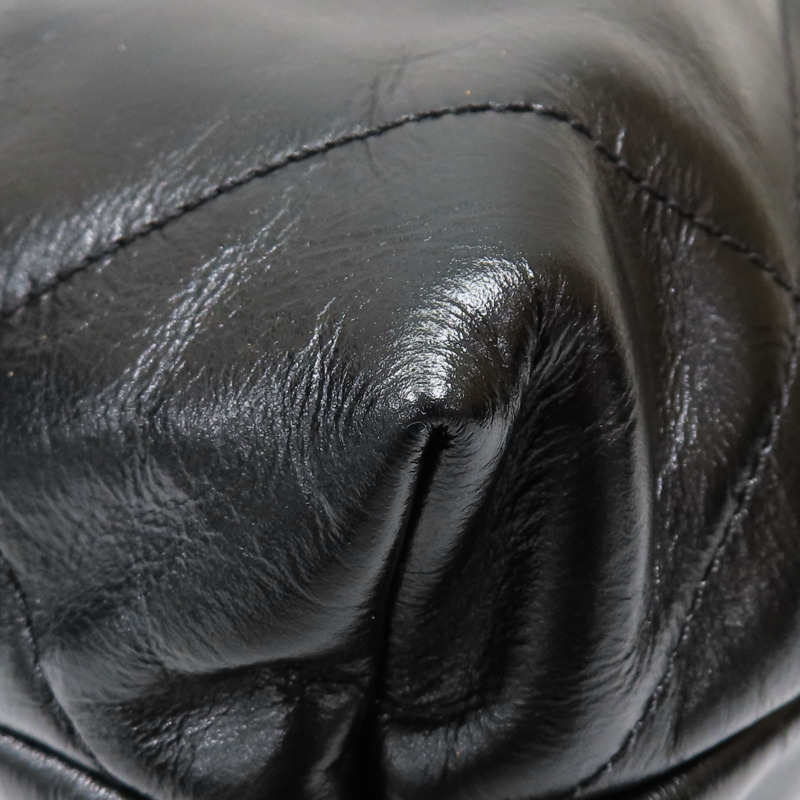 黑色 牛皮 22 鍊帶肩背包 金扣【CHANEL 香奈兒】 AS3260-17