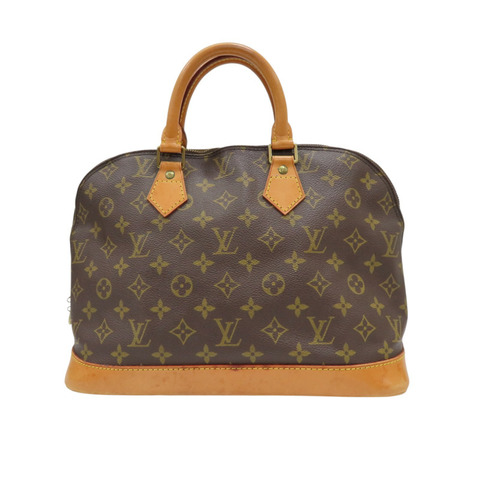 棕色 原花 帆布 Alma PM 手提包【LOUIS VUITTON LV 路易威登】 M51130