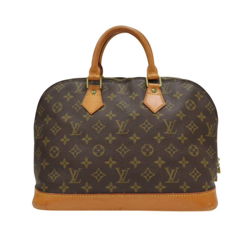 棕色 原花 帆布 Alma PM 手提包【LOUIS VUITTON LV 路易威登】 M51130-1