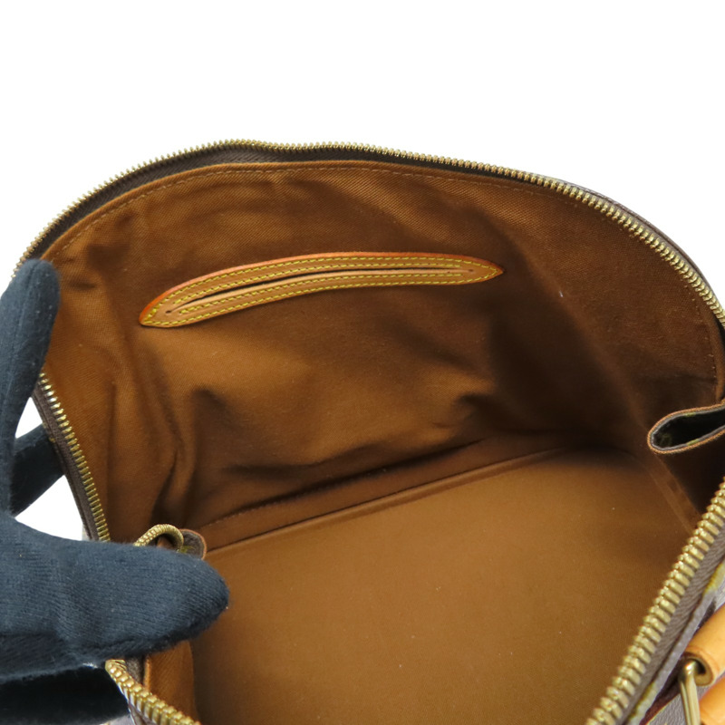 棕色 原花 帆布 Alma PM 手提包【LOUIS VUITTON LV 路易威登】 M51130-4