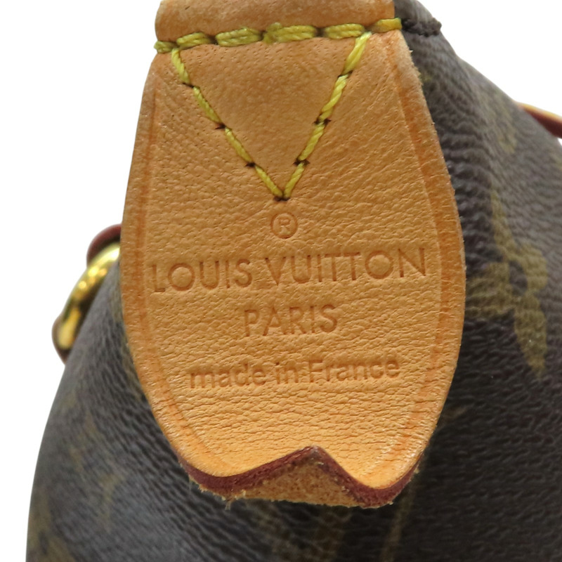 棕色 原花帆布 Totally MM 肩背包【LOUIS VUITTON LV 路易威登】 M56689-8