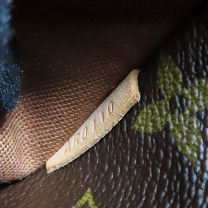 棕色 原花帆布 Totally MM 肩背包【LOUIS VUITTON LV 路易威登】 M56689-9