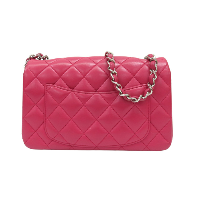 紅色羊皮 Mini Coco 鍊帶肩背包 無卡 金扣【CHANEL 香奈兒】 A69900-1