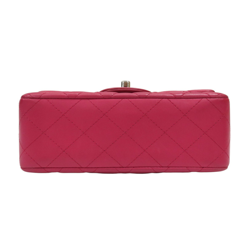 紅色羊皮 Mini Coco 鍊帶肩背包 無卡 金扣【CHANEL 香奈兒】 A69900-3