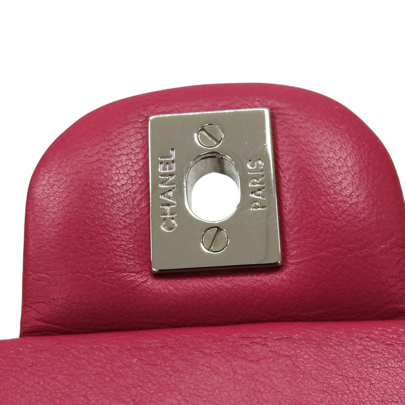 紅色羊皮 Mini Coco 鍊帶肩背包 無卡 金扣【CHANEL 香奈兒】 A69900-7