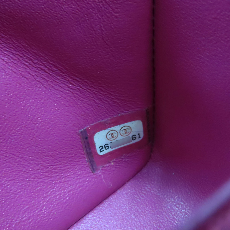 紅色羊皮 Mini Coco 鍊帶肩背包 無卡 金扣【CHANEL 香奈兒】 A69900-9