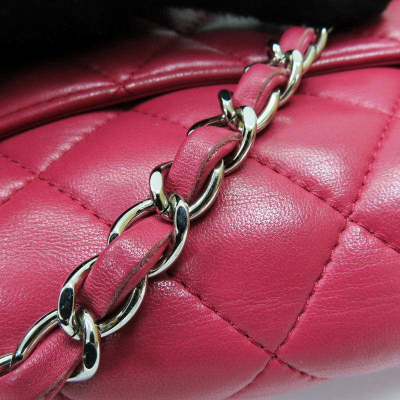 紅色羊皮 Mini Coco 鍊帶肩背包 無卡 金扣【CHANEL 香奈兒】 A69900-15