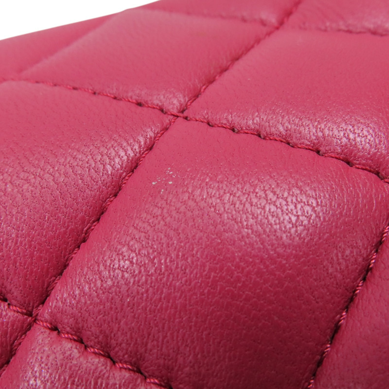 紅色羊皮 Mini Coco 鍊帶肩背包 無卡 金扣【CHANEL 香奈兒】 A69900-17