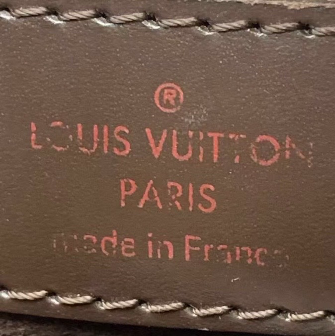 二手LV Marylebone 棕色棋盤格 塗層帆布小號手提包，邊角有磨損，油邊輕微有痕跡，包身有輕微異味-6