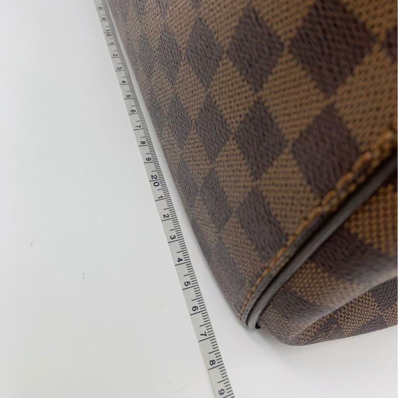 二手LV Marylebone 棕色棋盤格 塗層帆布小號手提包，邊角有磨損，油邊輕微有痕跡，包身有輕微異味-16