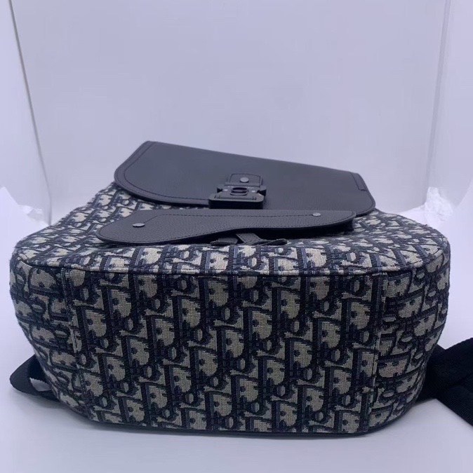 )Dior Gallop雙肩包老花拼皮，尺寸28×40×12cm/容量大/肩帶可調節-4