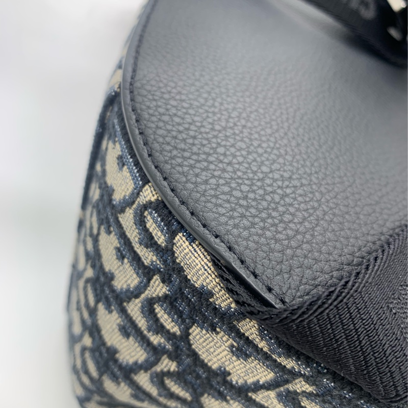 )Dior Gallop雙肩包老花拼皮，尺寸28×40×12cm/容量大/肩帶可調節-11